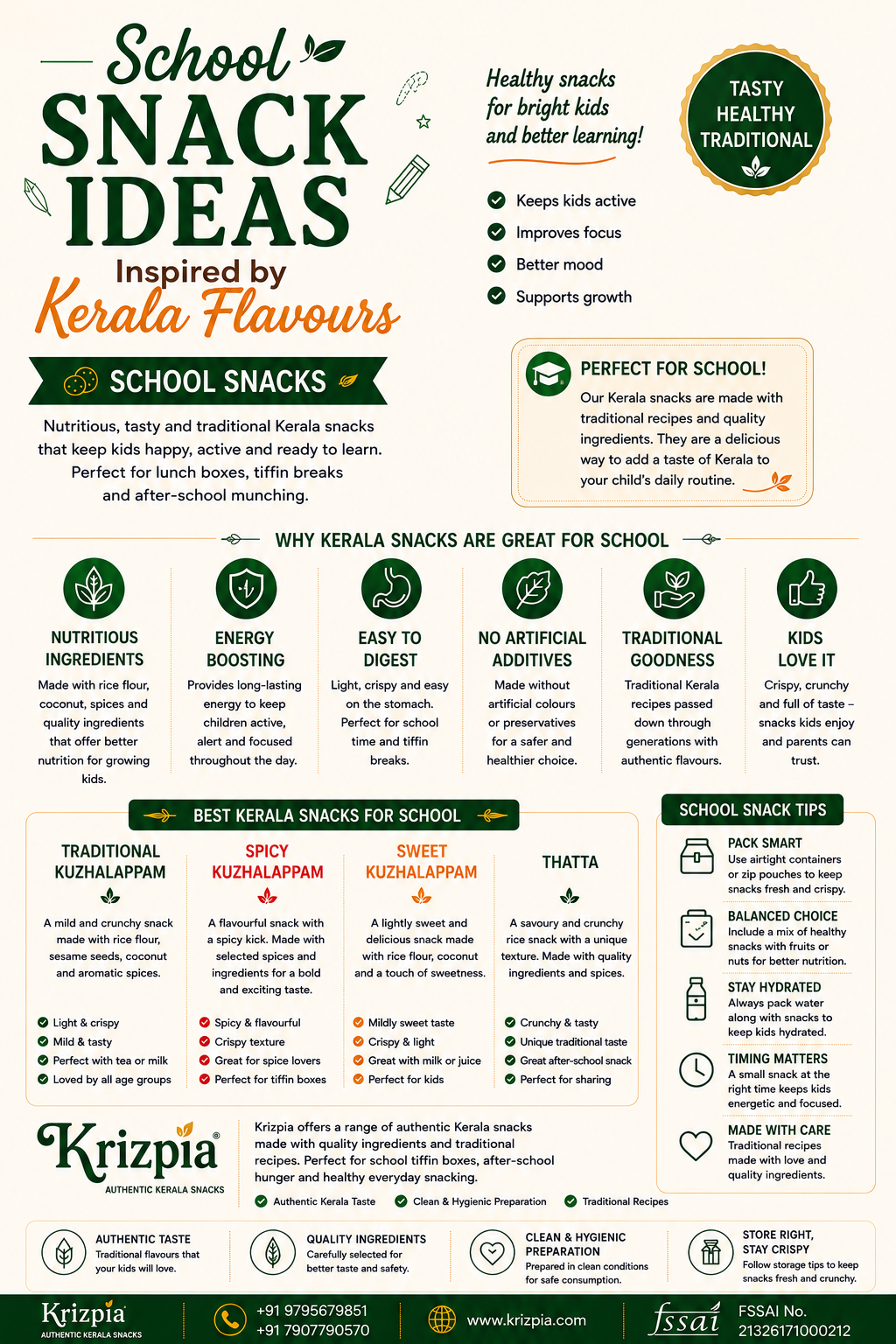 School Snack Ideas